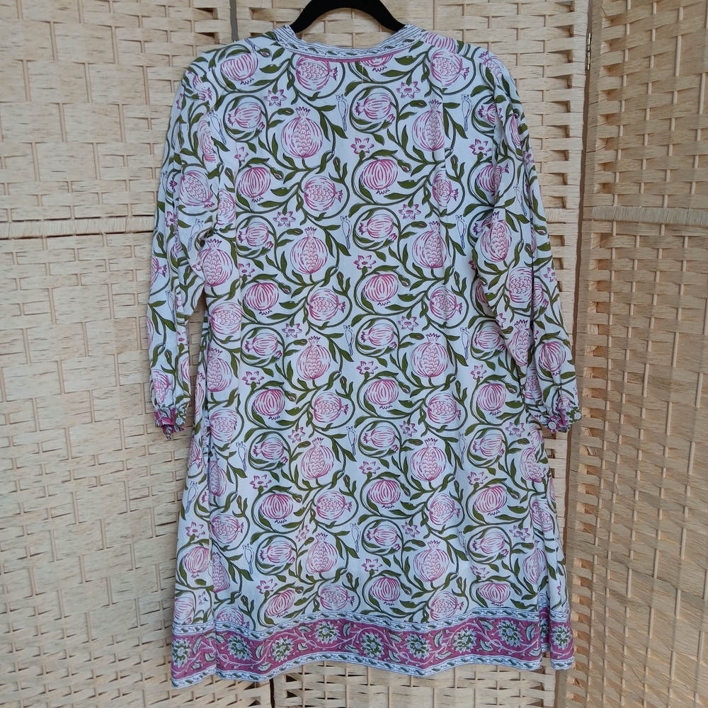 Chanel Floral Pink and Green Dress - Picture 10 of 14
